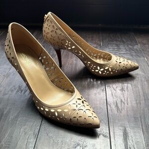Michael Kors tan heels